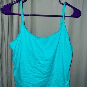 GAP Women's Turquoise Swim Tankini Top